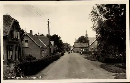 Ak Moercapelle Moerkapelle Südholland, Dorpsgezicht