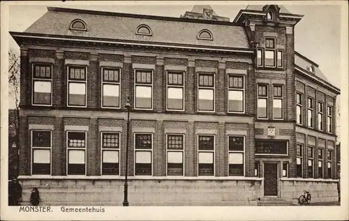 Ak Monster Südholland Niederlande, Gemeentehuis