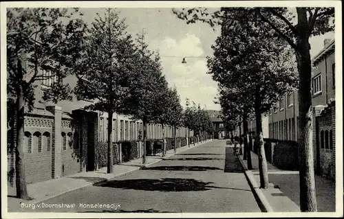 Ak Honselersdijk Westland Südholland Niederlande, Burg v. Doornstraat