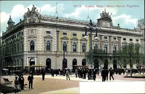 Ak Buenos Aires Argentinien, Banco de la Nación Argentina