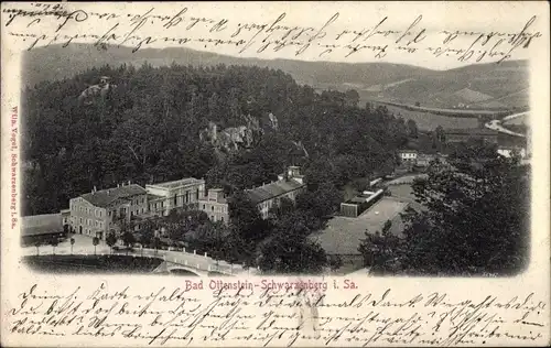 Ak Schwarzenberg im Erzgebirge Sachsen, Bad Ottenstein