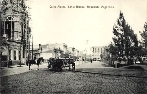 Ak Bahia Blanca Argentinien, Calle Alsina