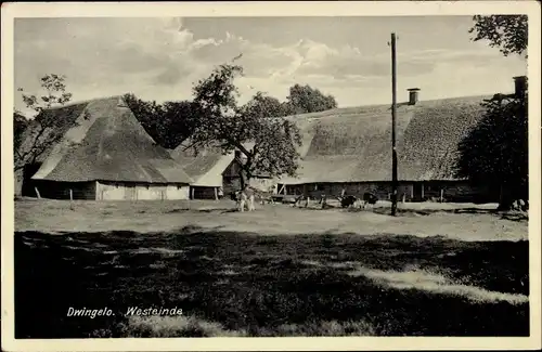 Ak Dwingeloo Drenthe Niederlande, Westeinde