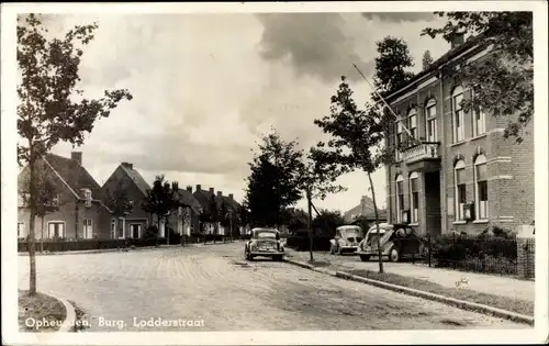 Ak Opheusden Neder Betuwe Gelderland, Burgemeester Lodderstraat