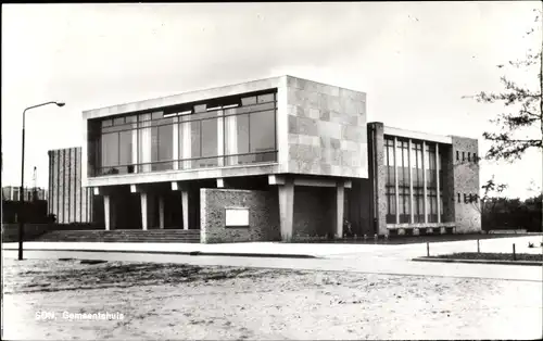 Ak Son en Breugel Nordbrabant, Gemeentehuis