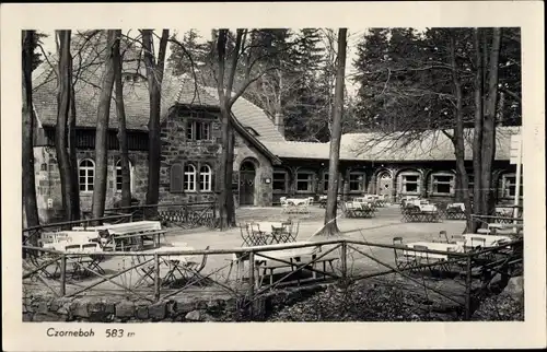 Ak Cunewalde in der Oberlausitz, Czorneboh, Bergwirtschaft