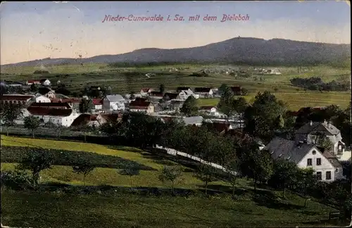 Ak Cunewalde in der Oberlausitz, Nieder-Cunewalde mit dem Bieleleboh