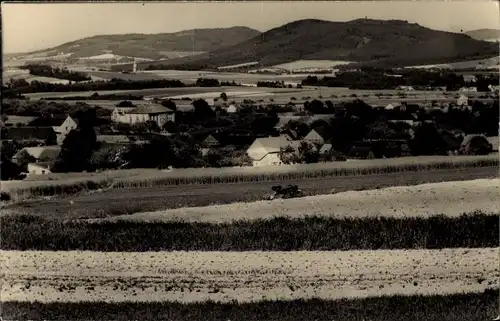 Ak Lauba Lawalde Oberlausitz, Löbauer Berg und Rotstein