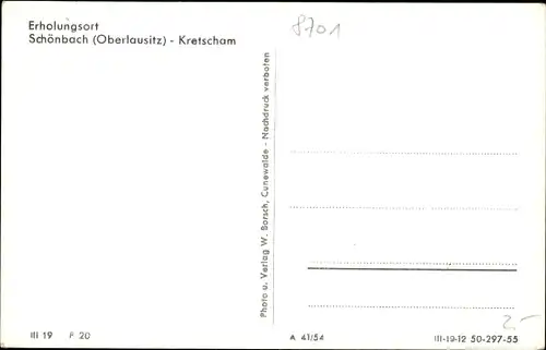 Ak Kretscham Herwigsdorf Rosenbach in der Oberlausitz, Straßenpartie