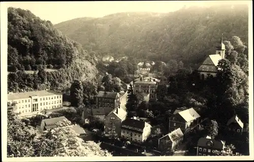 Foto Ak Tharandt im Erzgebirge, Teilansicht