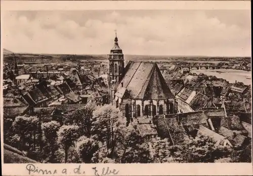 Ak Pirna in Sachsen, Kirche