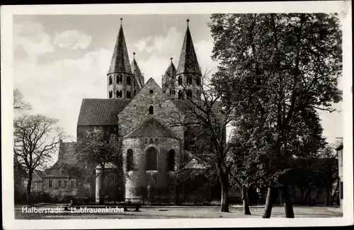 Ak Halberstadt am Harz, Liebfrauenkirche
