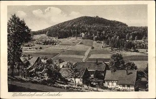 Ak Waltersdorf Großschönau Oberlausitz, Lausche, Ortsansicht