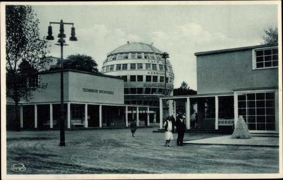 Ak Dresden, Kugelhaus, Technische Hochschule, Jahresschau Deutscher