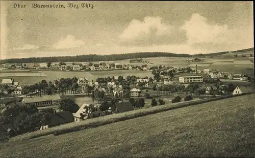 Ak Bärenstein im Erzgebirge, Blick auf Ober-Bärenstein