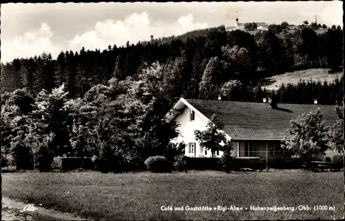 Ak Hohenpeißenberg Peißenberg Oberbayern, Café und Gaststätte Rigi-Alm