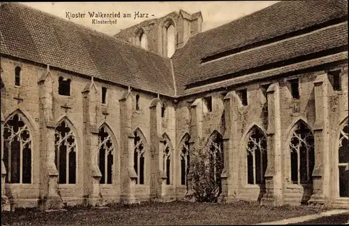 Ak Walkenried am Harz, Kloster, Klosterhof