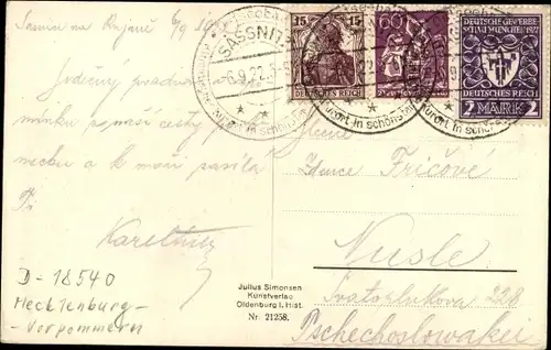 Ak Sassnitz auf Rügen, Hafen