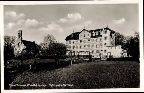 Ak Hohenheim Stuttgart in Württemberg, Exerzitienhaus Christkönigsheim