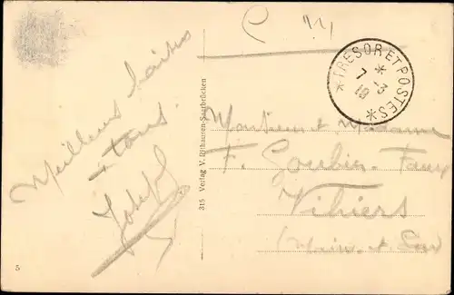 Ak Saarbrücken im Saarland, Neues Rathaus