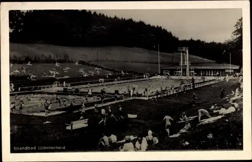 Ak Lüdenscheid im Märkischen Kreis, Strandbad