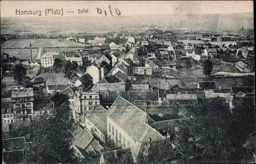 Ak Homburg in der Pfalz Saarland, Totalansicht