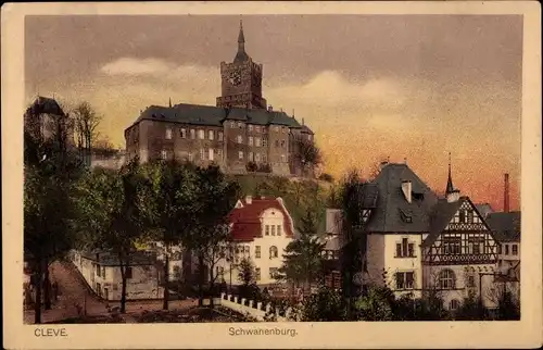 Ak Kleve am Niederrhein, Schwanenburg