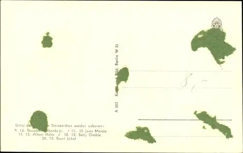 Passepartout Ak Schauspieler Johannes Heesters, Sternzeichen Schütze, Autogramm