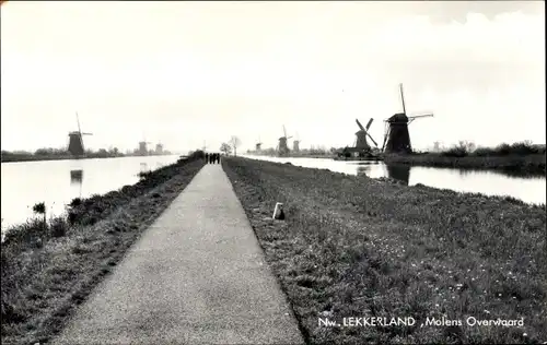 Ak Nieuw Lekkerland Molenlanden Südholland, Molens Overwaard