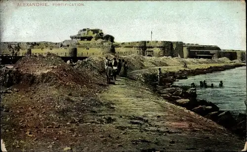 Ak Alexandria Ägypten, Fortification