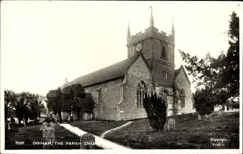 Ak Odiham Hampshire England, The Parish Church