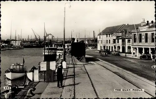 Ak Poole Dorset England, The Quay