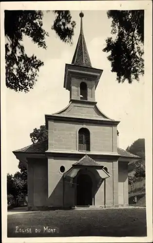 Ak Lausanne Kanton Waadt, Église du Mont