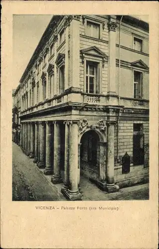 Ak Vicenza Veneto Venetien, Palazzo Porto