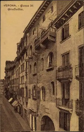 Ak Verona Veneto, Casa di Giulietta