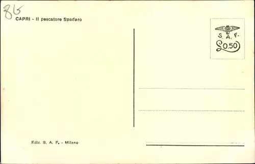 Ak Capri Neapel Campania, Il pescatore Spadaro