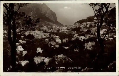 Ak Capri Neapel Campania, Panorama