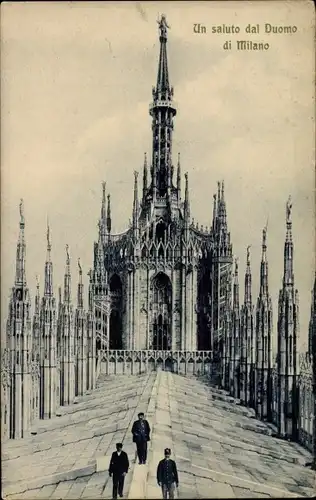 Ak Milano Mailand Lombardia, Duomo