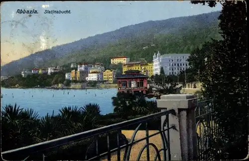 Ak Opatija Abbazia Kroatien, Slatinabucht