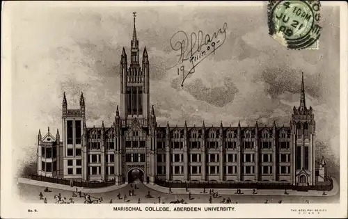 Ak Aberdeen Schottland, Aberdeen University, Marischal College