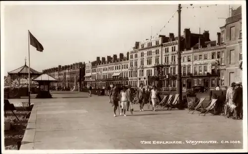 Ak Weymouth South West England, The Esplanade