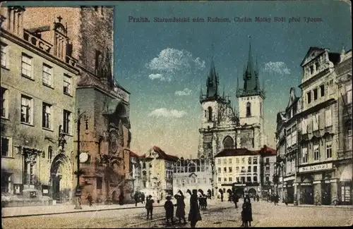 Ak Praha Prag Tschechien, Staromestske nam Radnice
