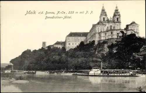 Ak Melk an der Donau Niederösterreich, Benediktiner-Abtei, Schiff