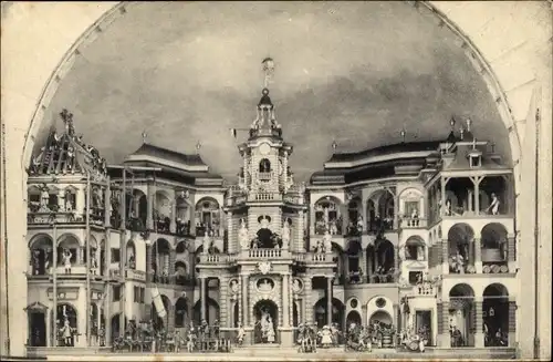 Ak Salzburg in Österreich, Lustschloss Hellbrunn, mechan. Theater