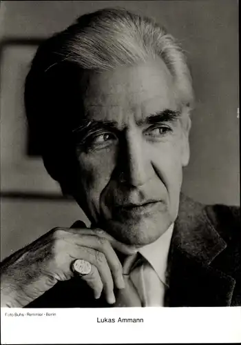 Ak Schauspieler Lukas Ammann, Portrait