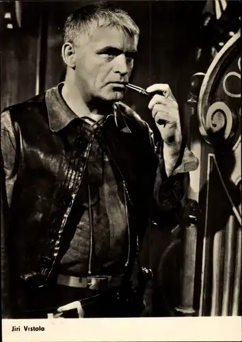 Ak Schauspieler Jiri Vrstala, Portraitfoto, Verräter im Netz, Ikarie XB I, Chronik eines Mordes