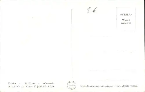 Künstler Ak Nowakowski, A., Bauern in polnischen Volkstrachten