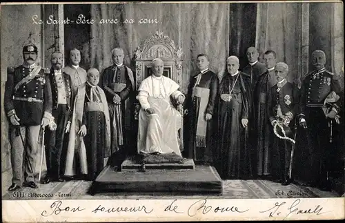 Ak Papst Pius X., Giuseppe Melchiorre Sarto, Geistliche, Le Saint Pere