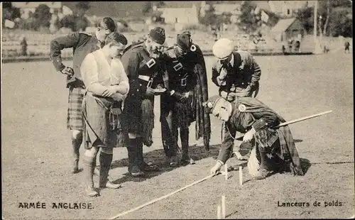Ak Lanceurs de poids, britische Soldaten, Schotten