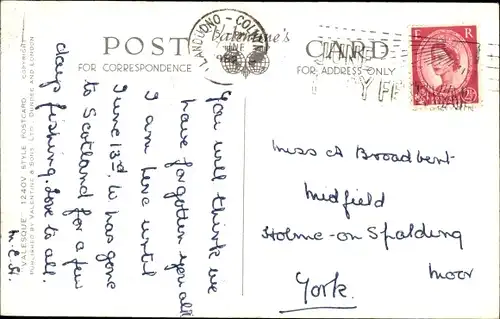 Ak Cleanliness is next to Godliness, Waliserinnen in Trachten